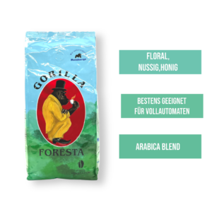 Gorilla Foresta 100% Arabica Kaffeebohnen (1kg) Mondberge