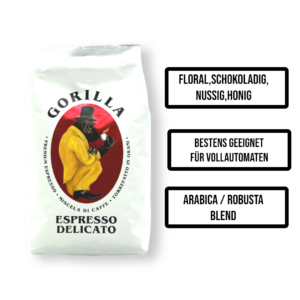Gorilla Caffé Delicato Kaffeebohnen (1kg)